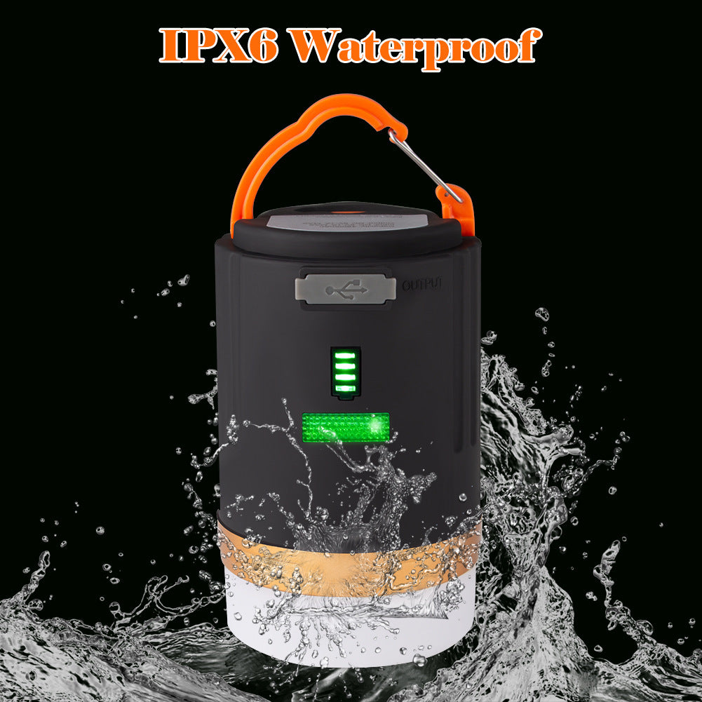 Oppladbar vanntett LED-campinglykt